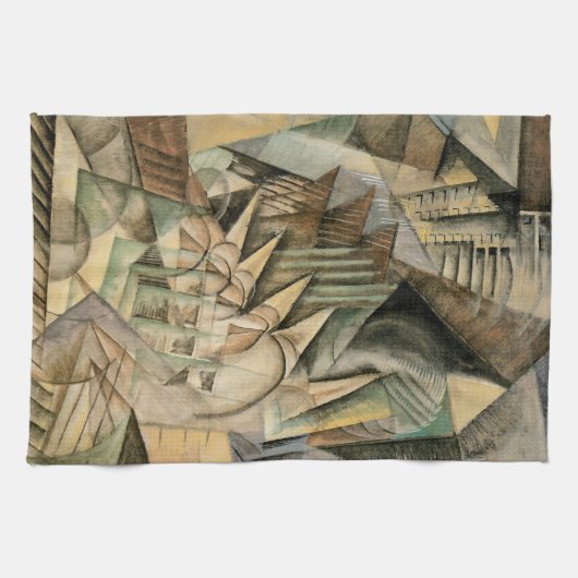 Rush Hour, New York door Max Weber,  Cubisme Theedoek (Horizontaal)