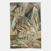 Rush Hour, New York door Max Weber,  Cubisme Theedoek (Verticaal)