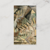 Rush Hour, New York door Max Weber, Cubisme Visitekaartje (Achterkant)
