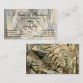 Rush Hour, New York door Max Weber, Cubisme Visitekaartje (Voorkant / Achterkant)