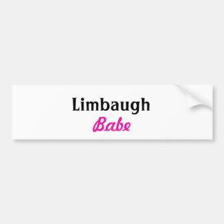 Rush Limbaugh Babe Bumpersticker