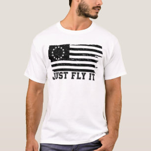 rush-limbaugh betsy over het shirt van de Vlag..