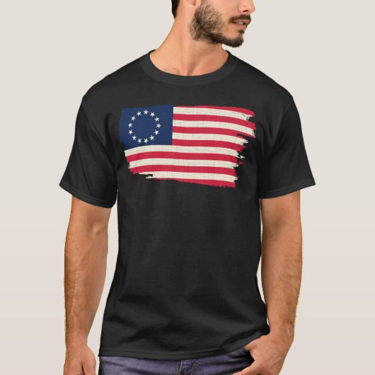 rush-limbaugh betsy ross Flag shirt (Voorkant)