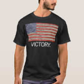 Rush limbaugh Betsy Ross Vlag Amerikaanse overwinn T-shirt (Voorkant)