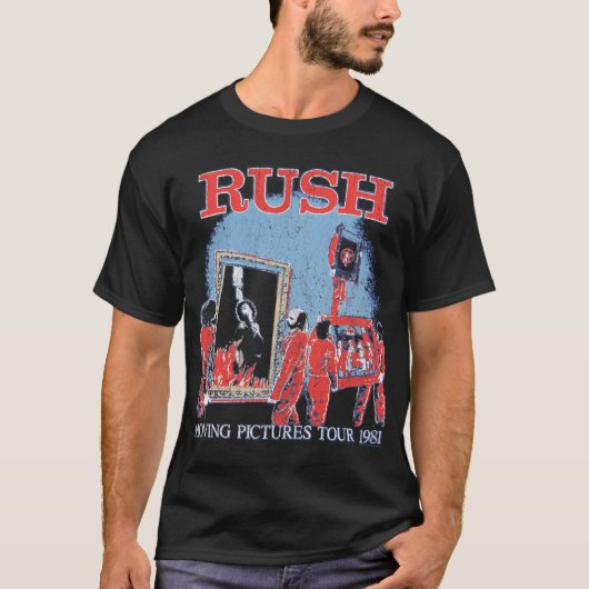 Rush Moving Pictures Tour T-shirt (Voorkant)