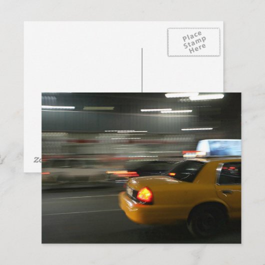 RUSH NEW YORK CITY BRIEFKAART (Voorkant / Achterkant)