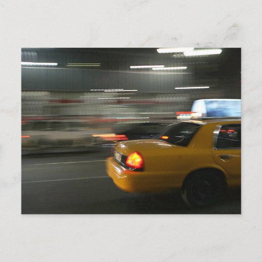 RUSH NEW YORK CITY BRIEFKAART (Voorkant)