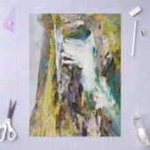 "Rush of the Dales" – A Yorkshire Landscape Tissuepapier (Craft)