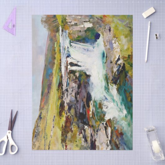 "Rush of the Dales" – A Yorkshire Landscape Tissuepapier (Craft)