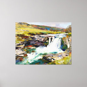 Rush of the Dales beroemd gemaakt door A Yorkshire Canvas Afdruk