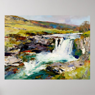 Rush of the Dales beroemd gemaakt door A Yorkshire Poster