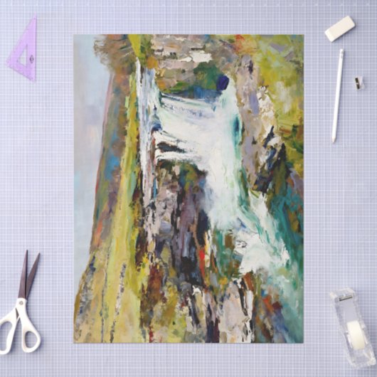 "Rush of the Dales" – Een landschap in Yorkshire Tissuepapier (Craft)