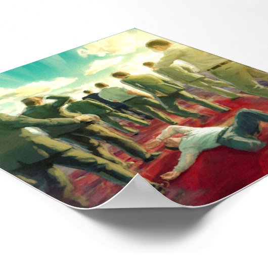 "Rush" Poster Print Digital Wall Art capitalism  (Hoek)