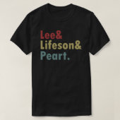 Rush Rock Band Lee Peart Lifeson Graphics  T-shirt (Design voorkant)