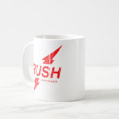 Rush Rood Koffiemok (Voorkant links)