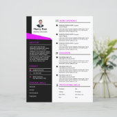 Rush Sorority Modern CV Sjabloon  (Staand voorkant)