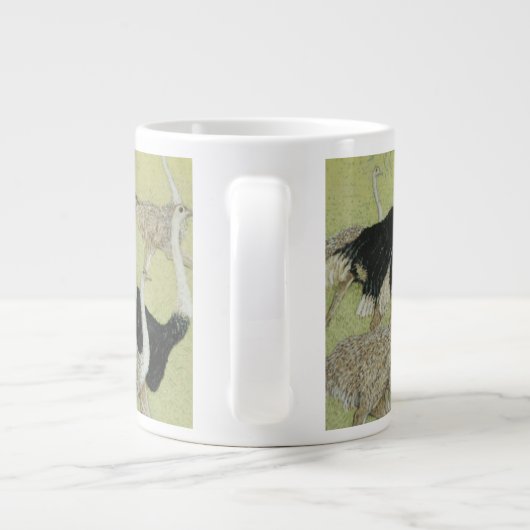 Rush uur grote koffiekop (Achterkant)