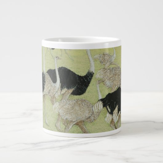 Rush uur grote koffiekop (Voorkant)