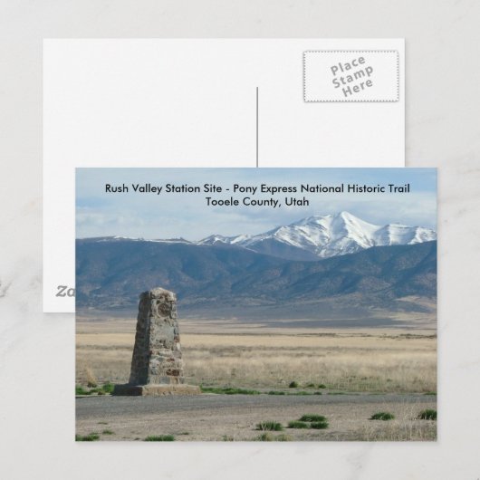 Rush Valley Station Briefkaart (Voorkant / Achterkant)