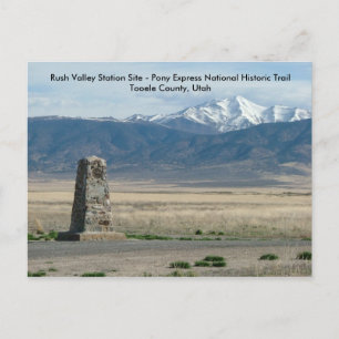 Rush Valley Station Briefkaart