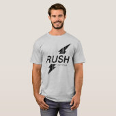 Rush zwart t-shirt (Voorkant volledig)