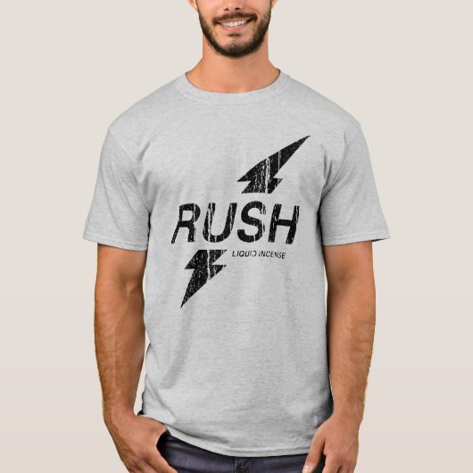 Rush zwart t-shirt (Voorkant)
