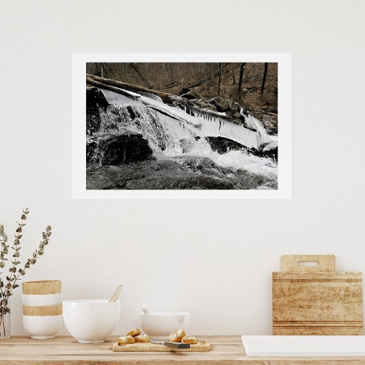 Rushing by (breed) poster (Keuken)
