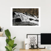 Rushing by (breed) poster (Thuiskantoor)
