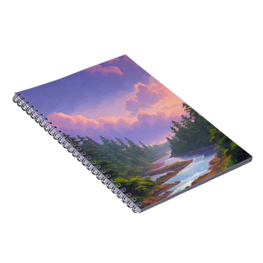 Rushing River en Pine Forest Notitieboek (Rechterzijde)