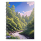 Rushing River in het Groene Woud Notitieboek (Voorkant)