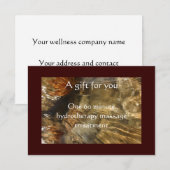 Rushing Water Gift Certificate (Voorkant / Achterkant)