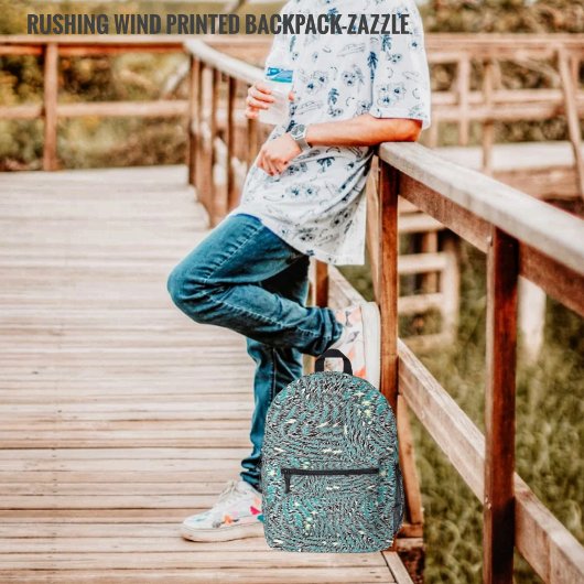 Rushing Wind Bedrukte Rugzak