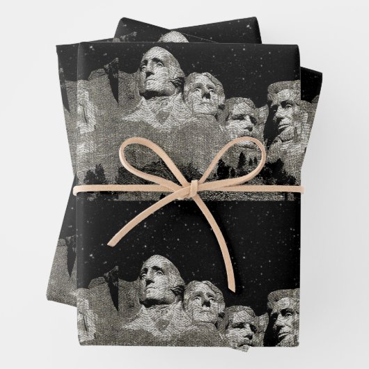 Rushmore American Presidenten, Inpakpapier Vel (In situ)