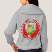 Rushmore Jukite Jujitsu Kinder Hoodie (Achterkant)