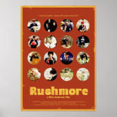 Rushmore met de vele gezichten van Max Fischer Poster (Voorkant)