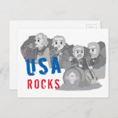 Rushmore Rock Band Briefkaart (Voorkant / Achterkant)