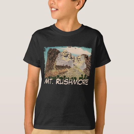 Rushmore schilderde het Shirt van Kind (Voorkant)