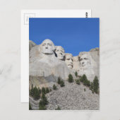 Rushmore South Dakota Presidenten VS Amerika Briefkaart (Voorkant / Achterkant)