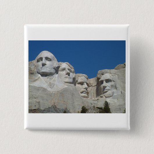 Rushmore Vierkante Button 5,1 Cm (Voorkant)