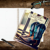 Rusic Cowboy Boots Planner