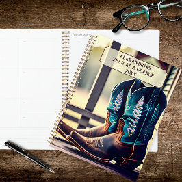 Rusic Cowboy Laarzen Planner