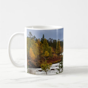 Ruska, herfstkleuren in Finland Koffiemok