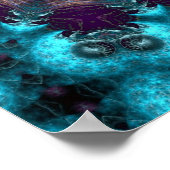 Ruskiana Fractal cirkels Poster (Hoek)