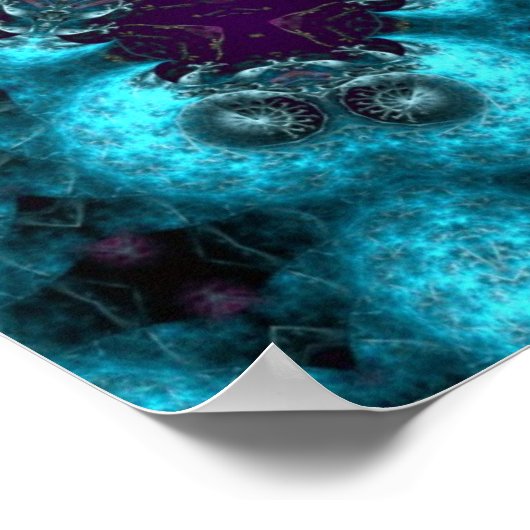 Ruskiana Fractal cirkels Poster (Hoek)