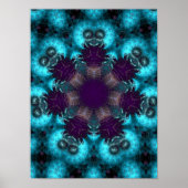 Ruskiana Fractal cirkels Poster (Voorkant)