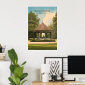 Ruskin Park Londen Reisposter Poster (Thuiskantoor)