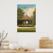 Ruskin Park Londen Reisposter Poster (Keuken)