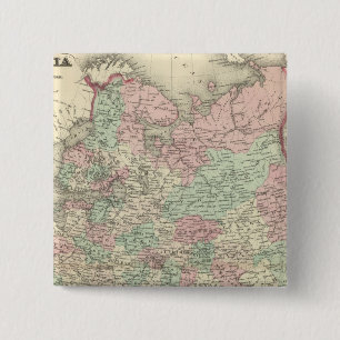 Rusland 11 vierkante button 5,1 cm