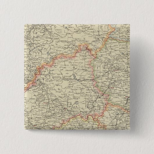 Rusland 7 vierkante button 5,1 cm (Voorkant)