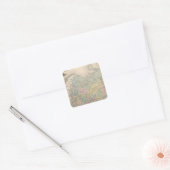 Rusland 7 vierkante sticker (Envelop)